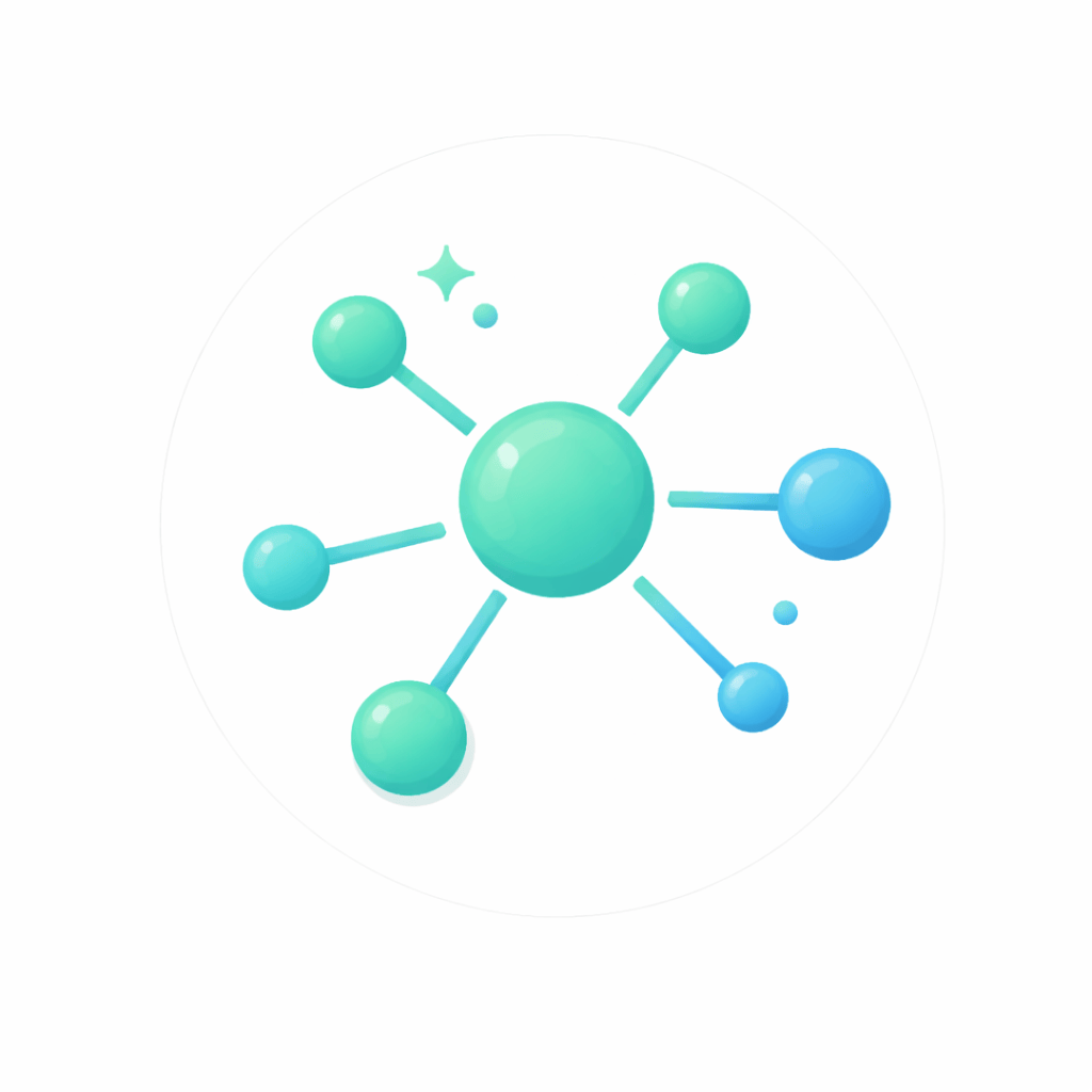 Generated with AI and Author: Expanding nodes representing scalability