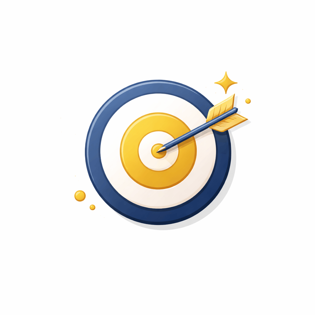 Generated with AI and Author: Target symbol representing interview expectations