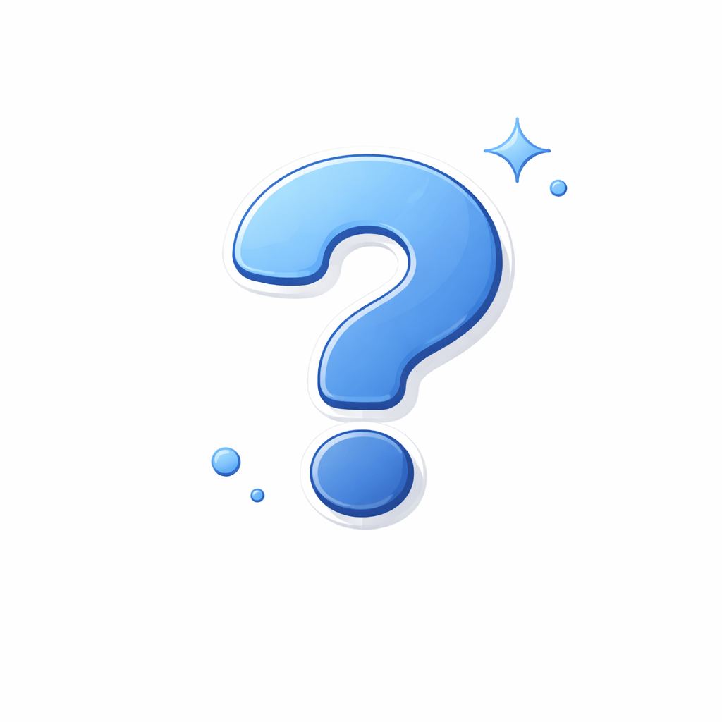 Generated with AI and Author: Question mark symbol