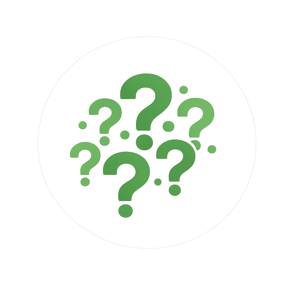 Generated with AI and Author: Question marks arranged in discussion pattern vector icon