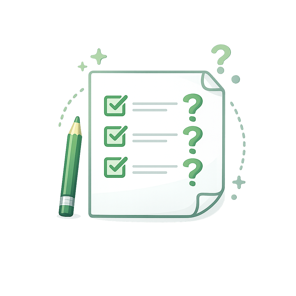 Generated with AI and Author: Checklist symbol representing requirement gathering
