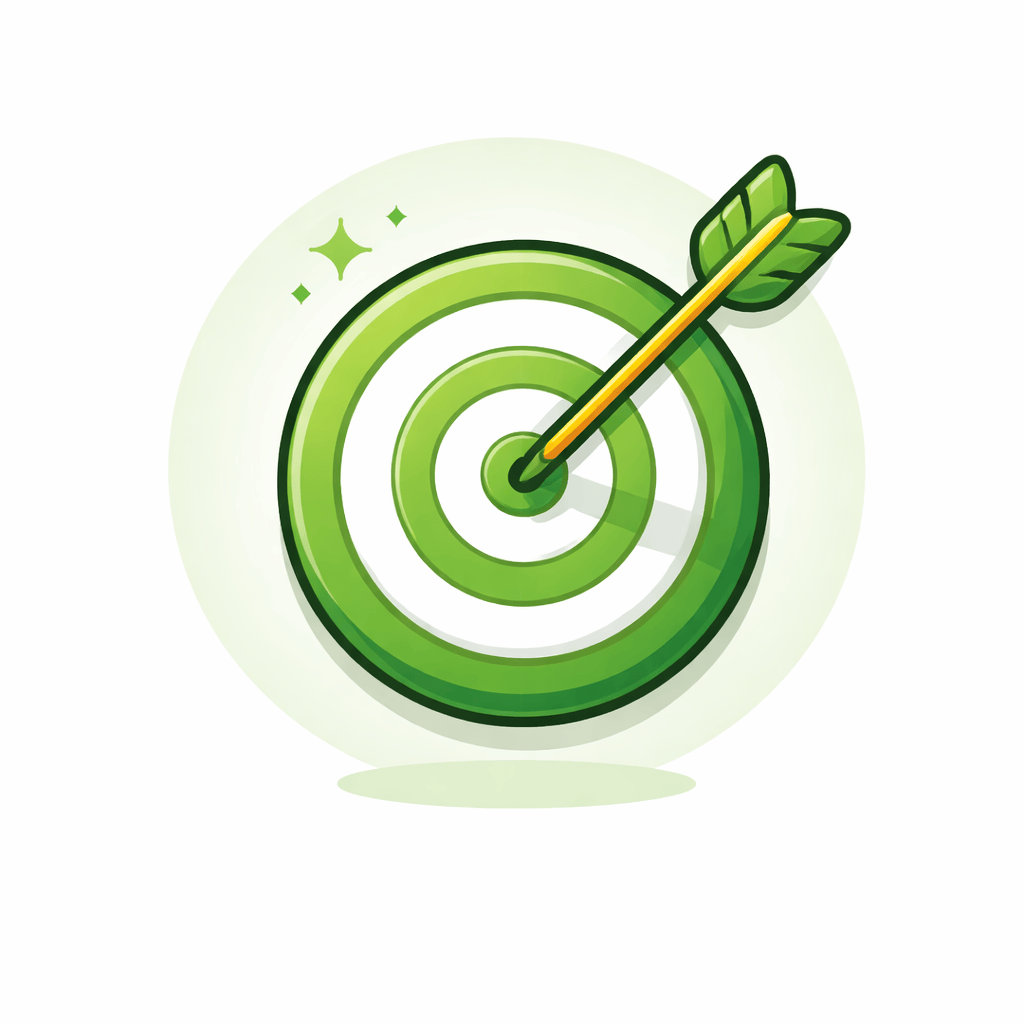 Generated with AI and Author: Target symbol representing scope definition