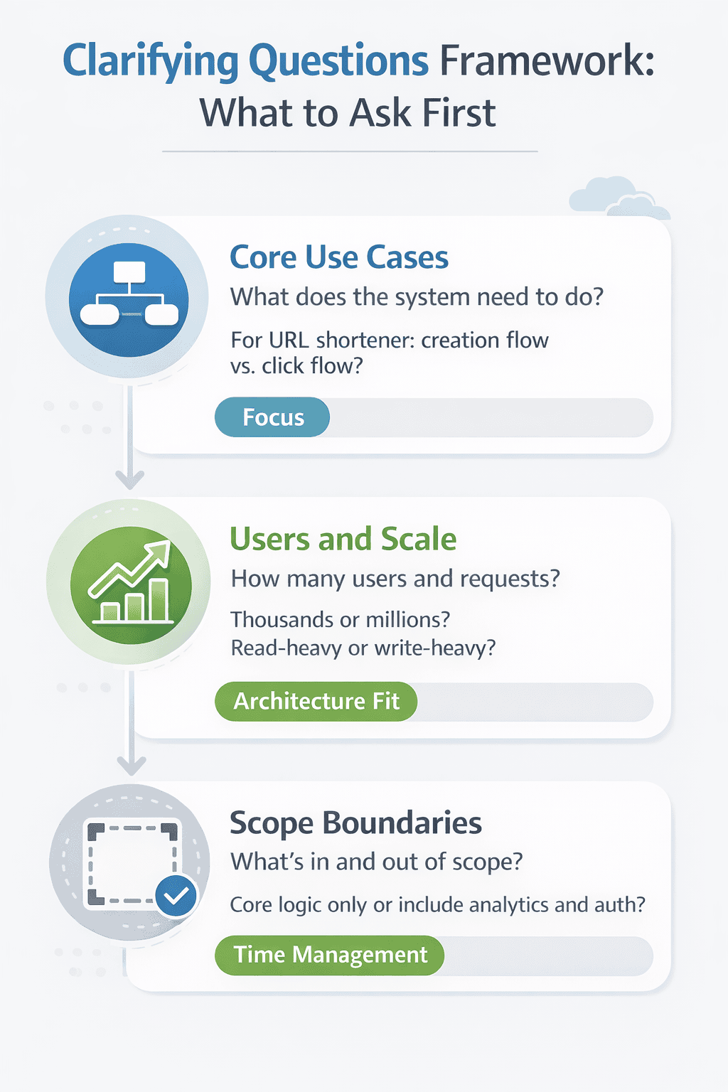 Generated with AI and Author: Infographic showing the three-category clarification framework