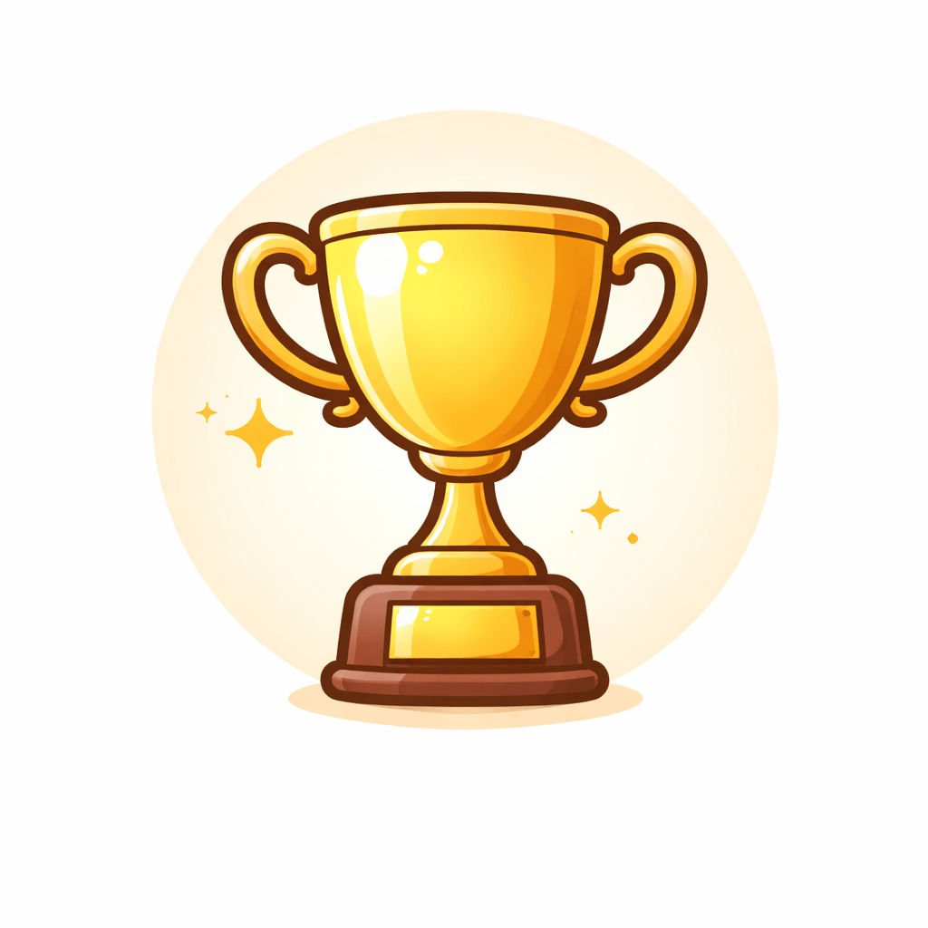 Generated with AI and Author: Trophy symbol