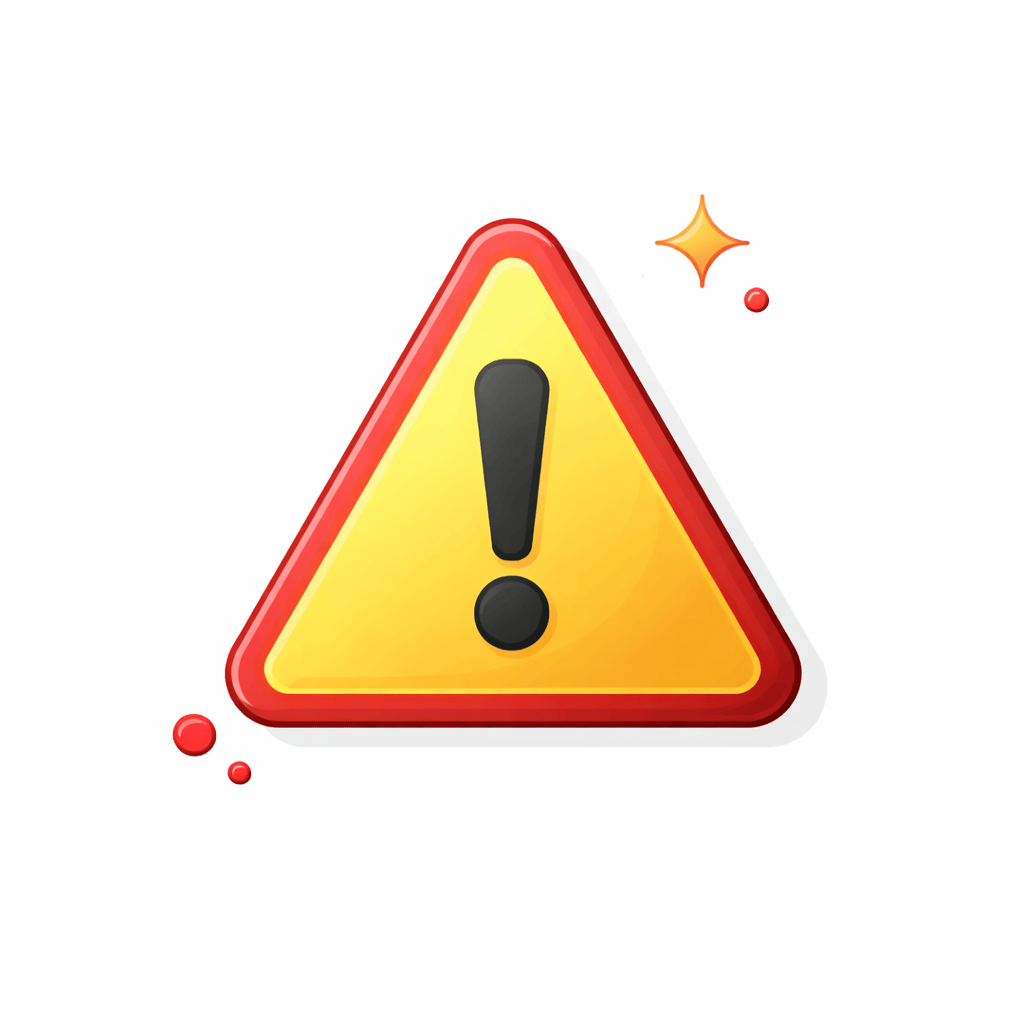 Generated with AI and Author: Warning or caution symbol