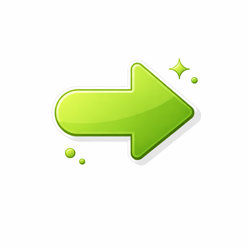 Generated with AI and Author: Forward arrow or action symbol