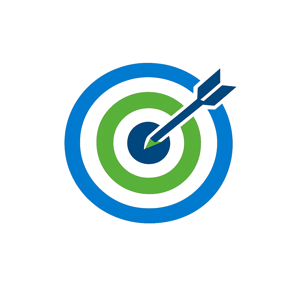 Generated with AI and Author: Target with arrow hitting bullseye symbol