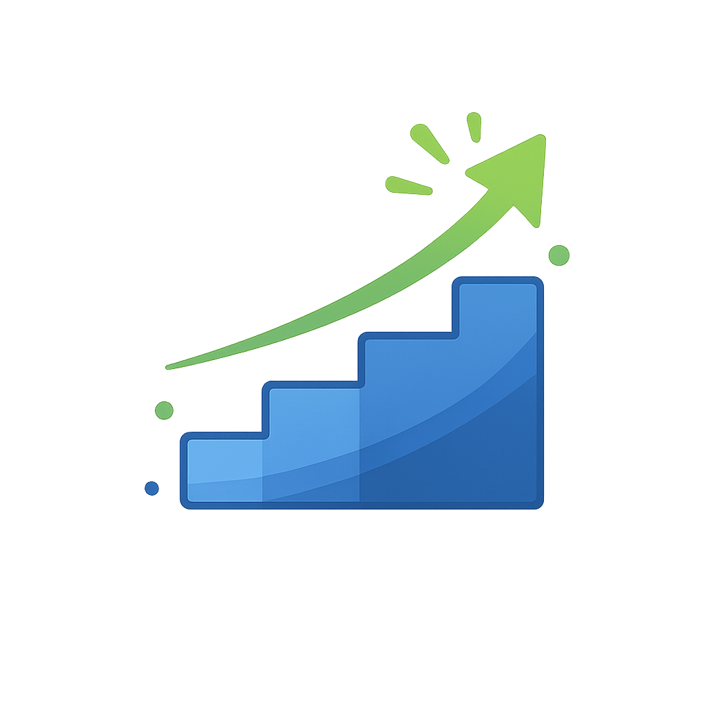 Generated with AI and Author: Staircase representing seniority paradox