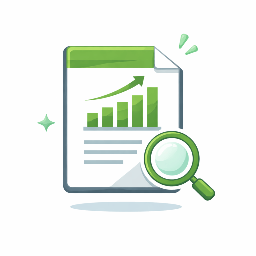 Generated with AI and Author: Document with scale metrics symbol