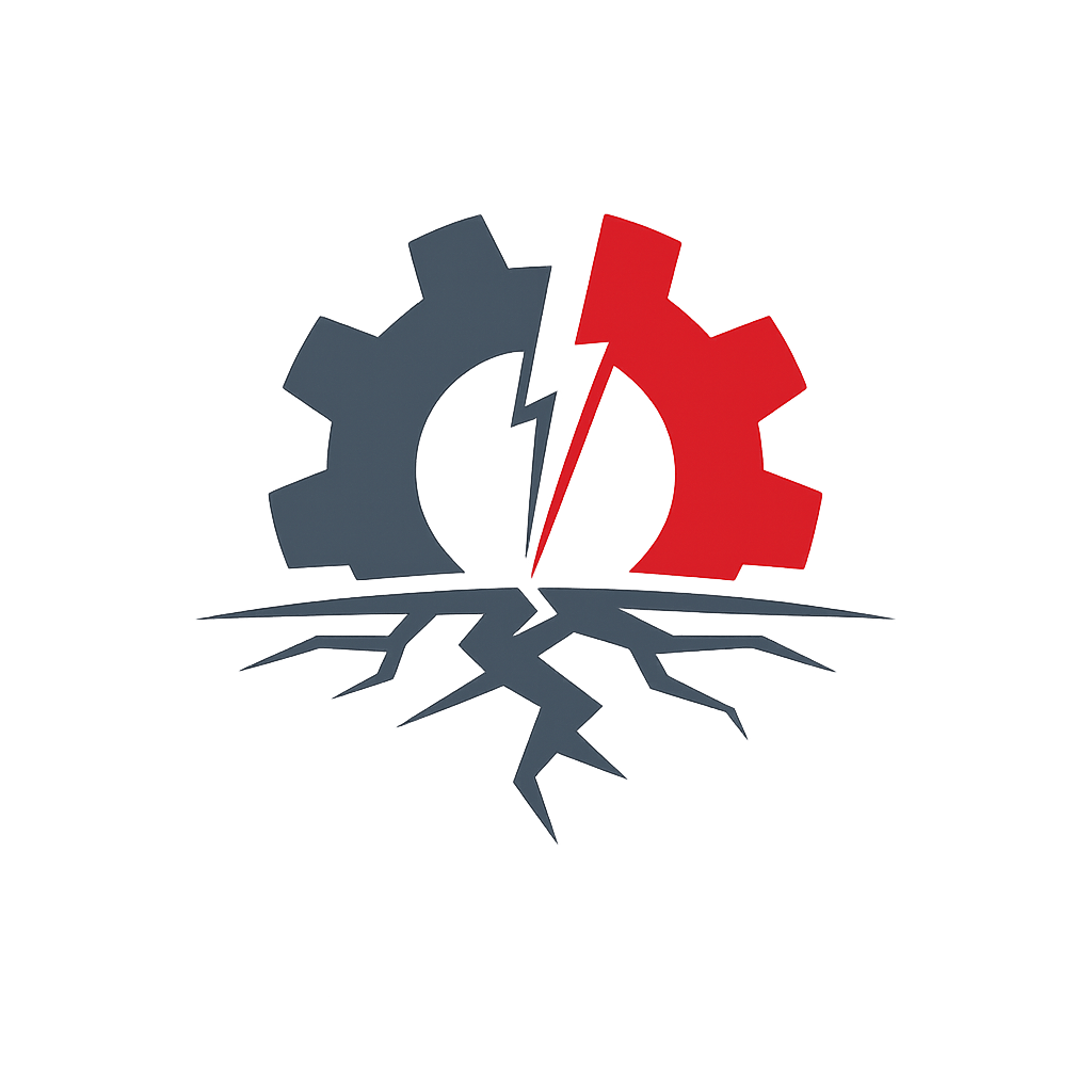 Generated with AI and Author: Broken gear symbol representing system failure