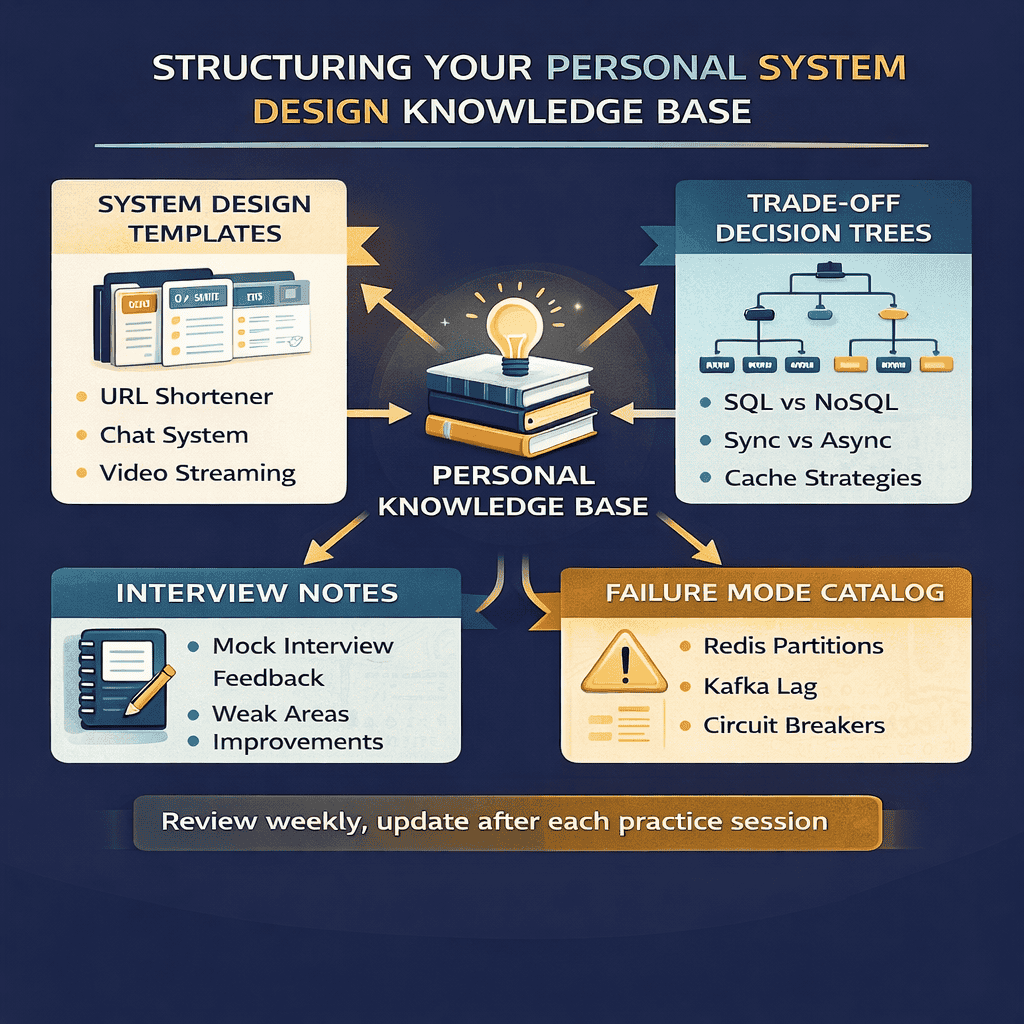 Generated with AI and Author: Structure for building a personal system design knowledge base