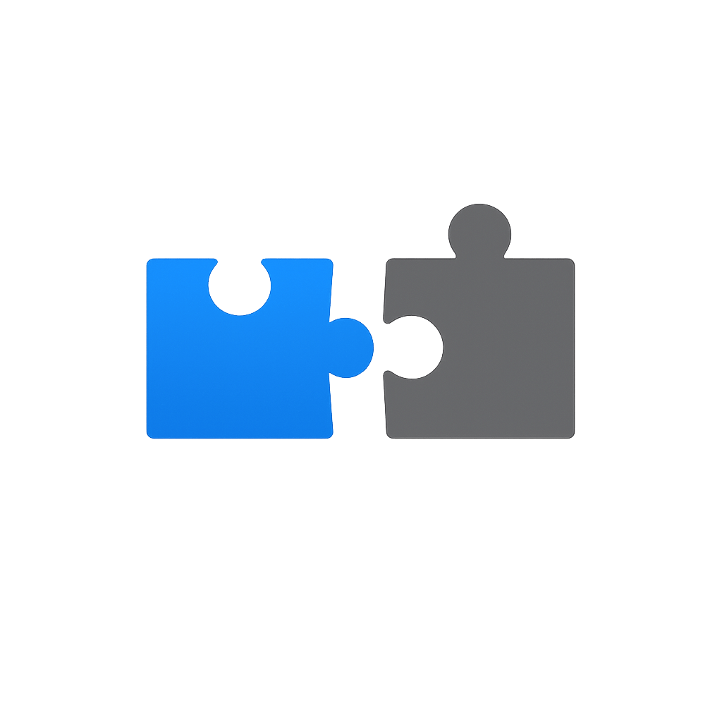 Generated with AI and Author: Disconnected puzzle pieces symbol representing experience vs interview performance gap