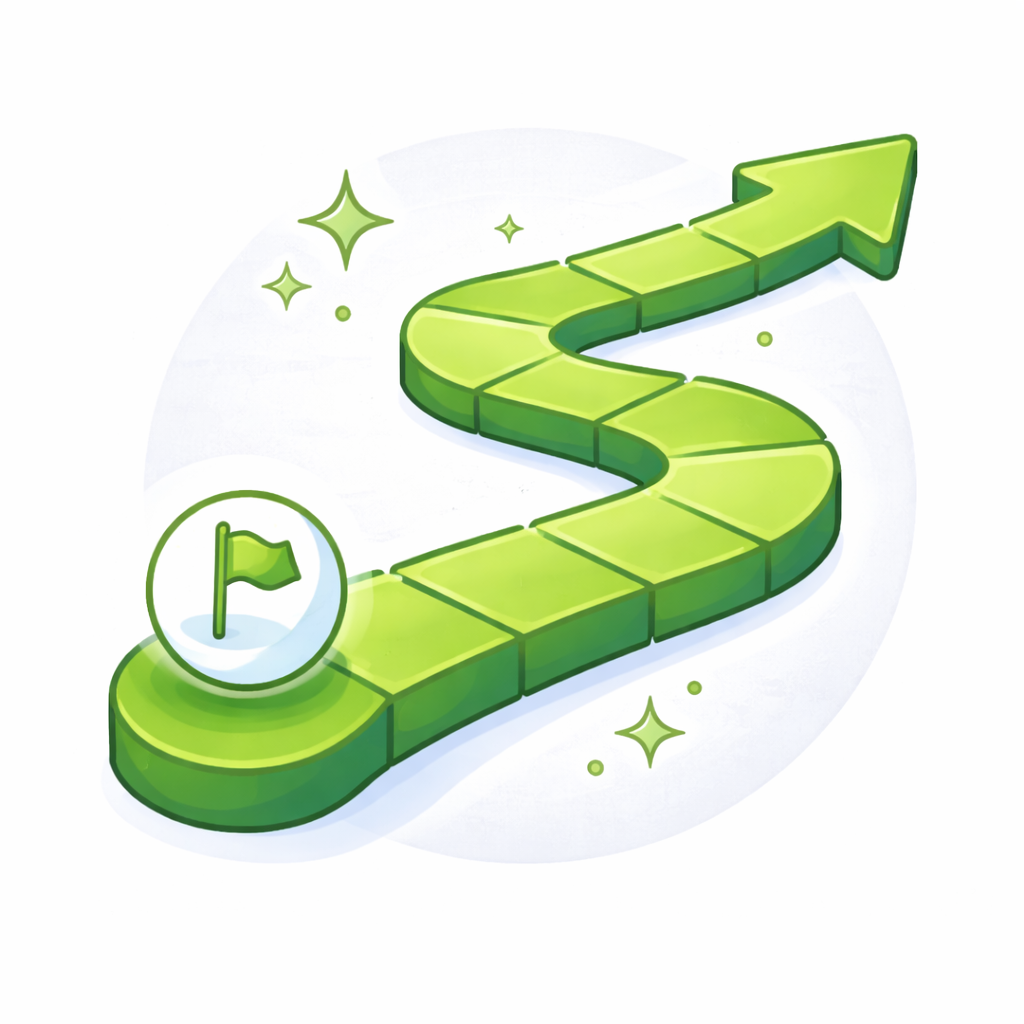 Generated with AI and Author: Forward arrow path symbol